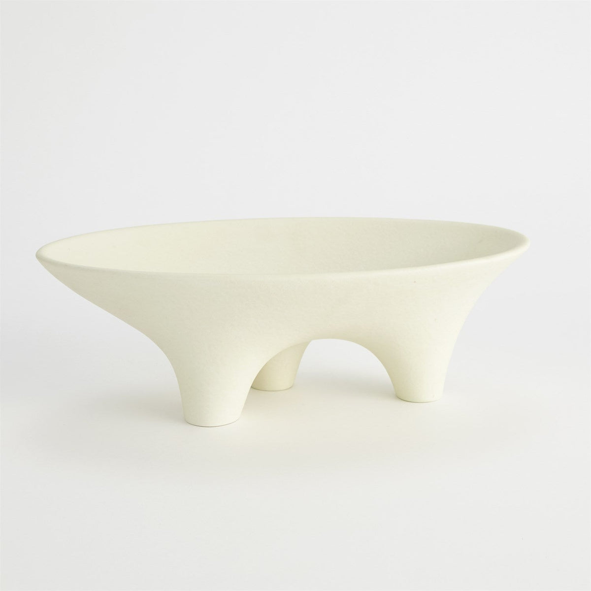 Global Views Opus Triple Leg Bowl - Ivory