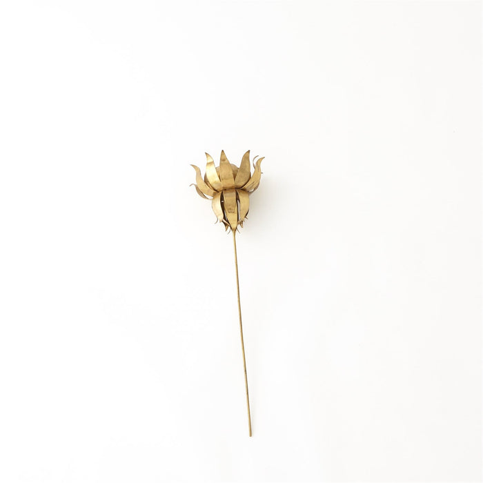 Global Views Brass Lotus Flower