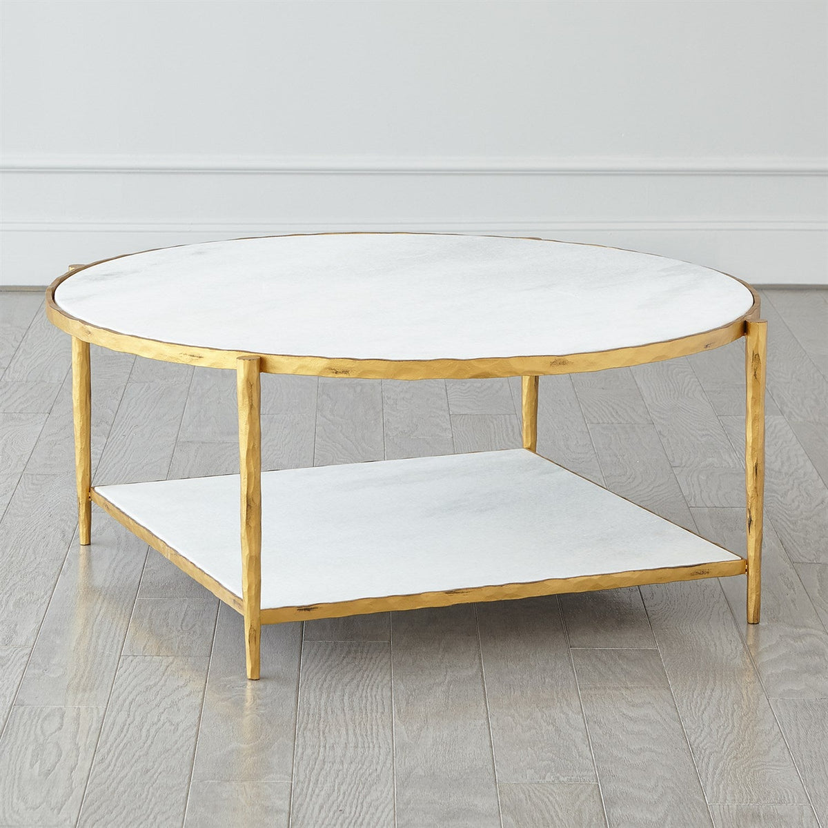 Global Views Circle/Square Cocktail Table