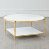 Global Views Circle/Square Cocktail Table