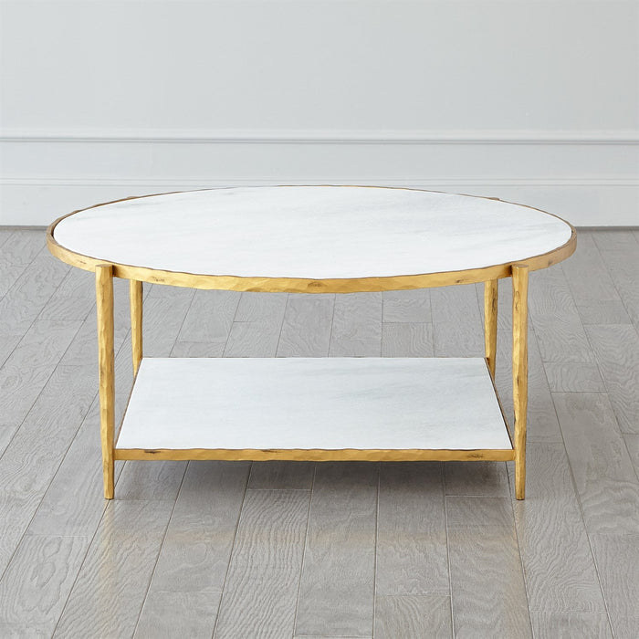 Global Views Circle/Square Cocktail Table