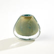 Global Views Conical Vase - Green Gold