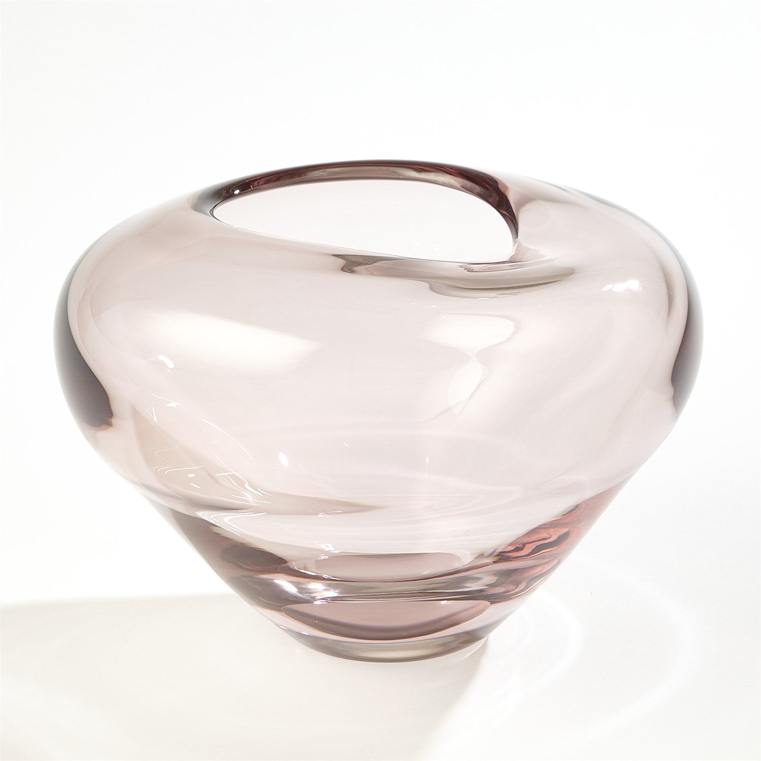 Global Views Undulating Vase - Amethyst