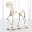 Global Views Roman Horse - Silver