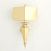 Global Views Diamond Sconce - Brass