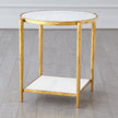 Global Views Circle/Square Side Table