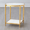 Global Views Circle/Square Side Table