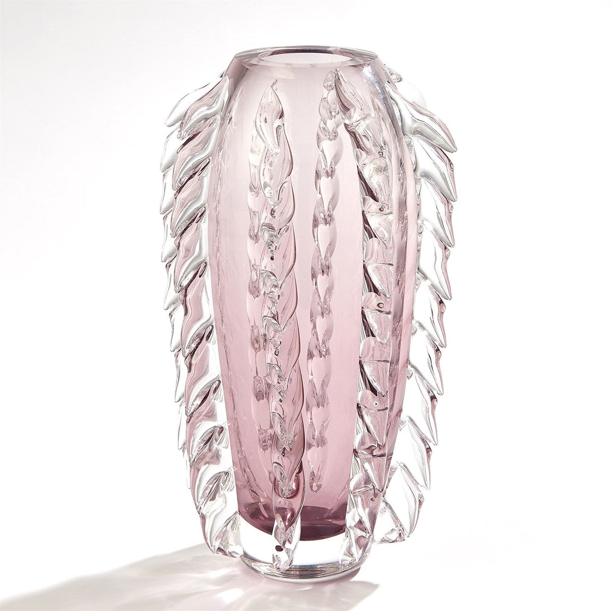 Global Views Fringe Vase - Amethyst