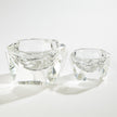 Global Views Multi Facet Crystal Bowl - Clear