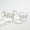 Global Views Multi Facet Crystal Bowl - Clear