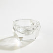 Global Views Multi Facet Crystal Bowl - Clear