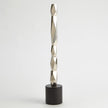 Global Views Facet Block Sculpture - Nickel