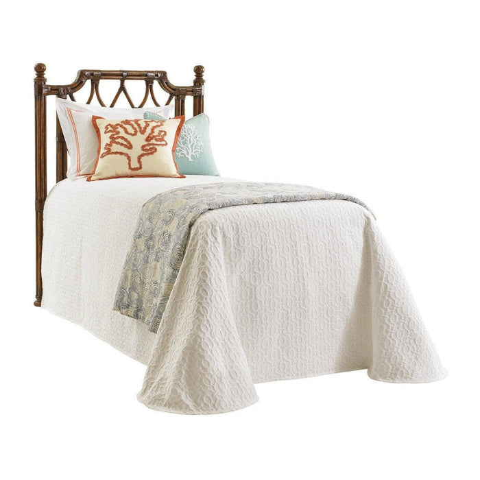 Tommy Bahama Home Bali Hai Island Breeze Rattan Twin Headboard