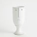 Global Views Long Nose Vases & Bowl - White