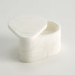 Global Views Swivel Alabaster Teardrop Double Box