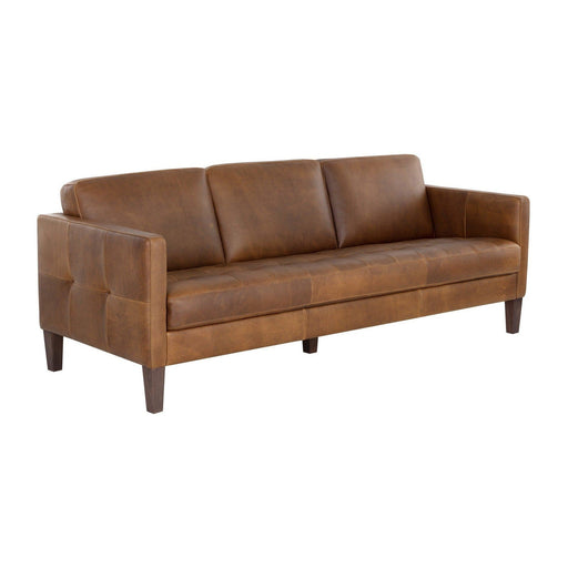 Sunpan Karmelo Sofa - Cognac Leather