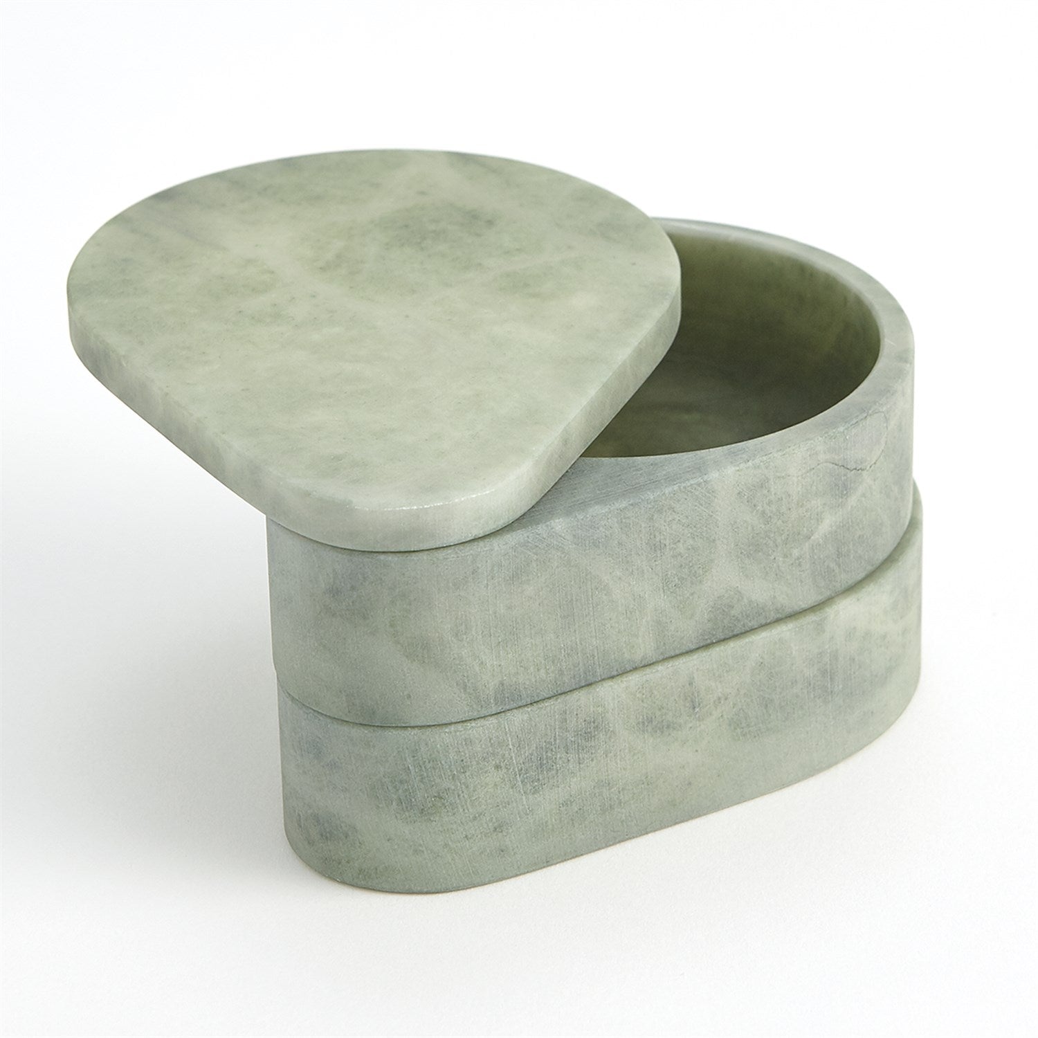 Global Views Swivel Alabaster Teardrop Double Box