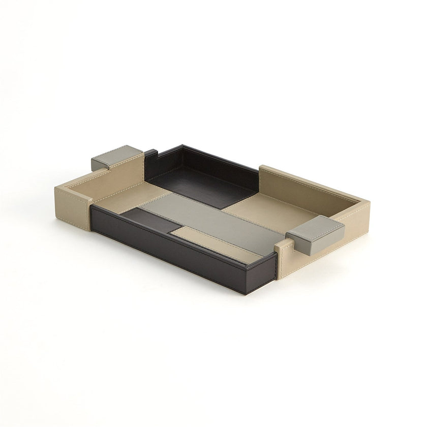 Global Views Piet TriColor Tray