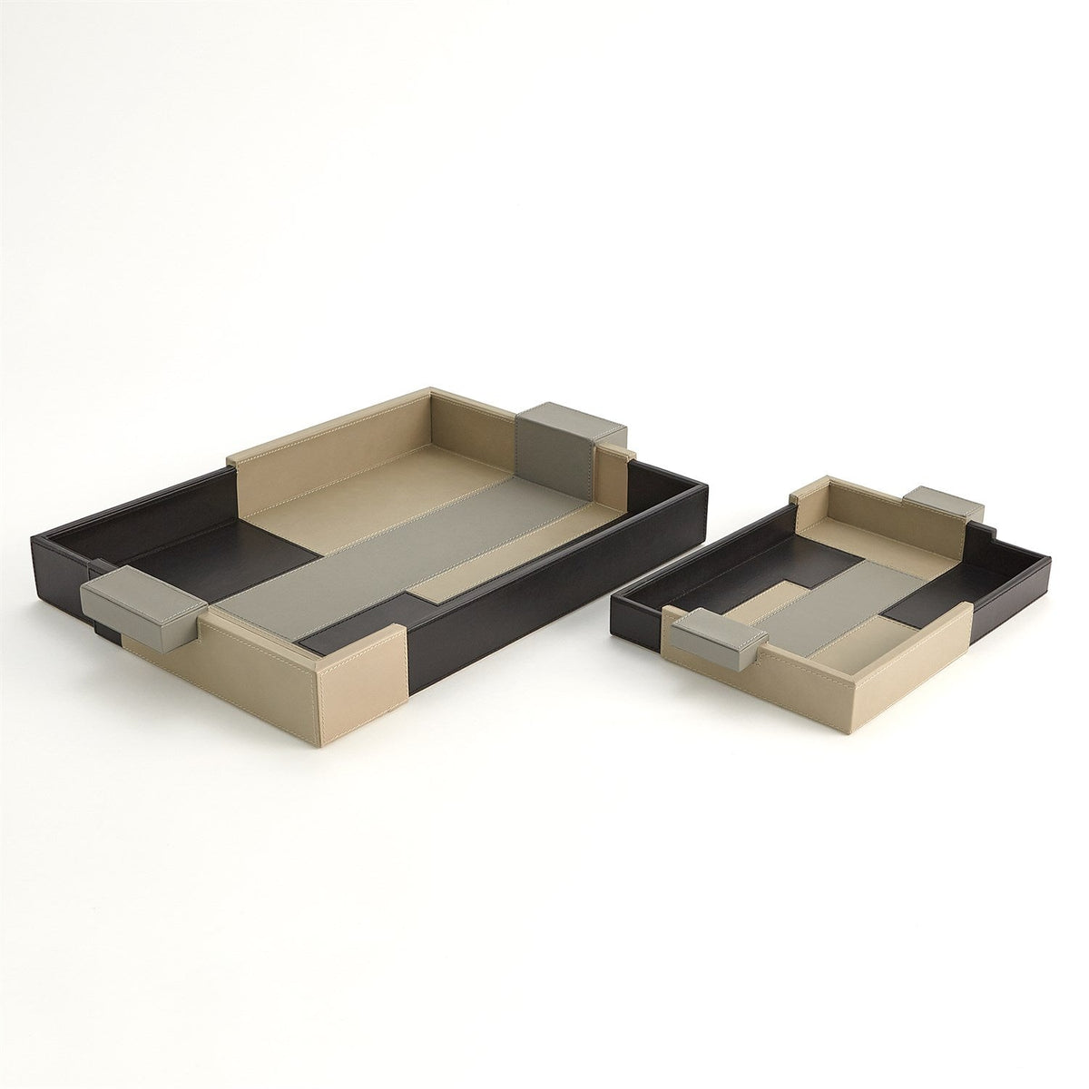 Global Views Piet TriColor Tray