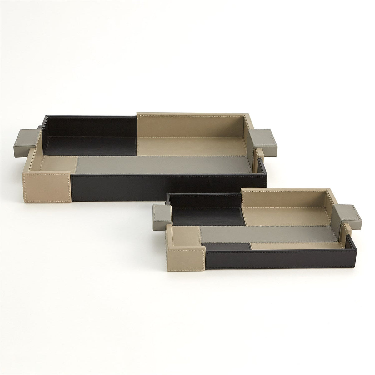 Global Views Piet TriColor Tray