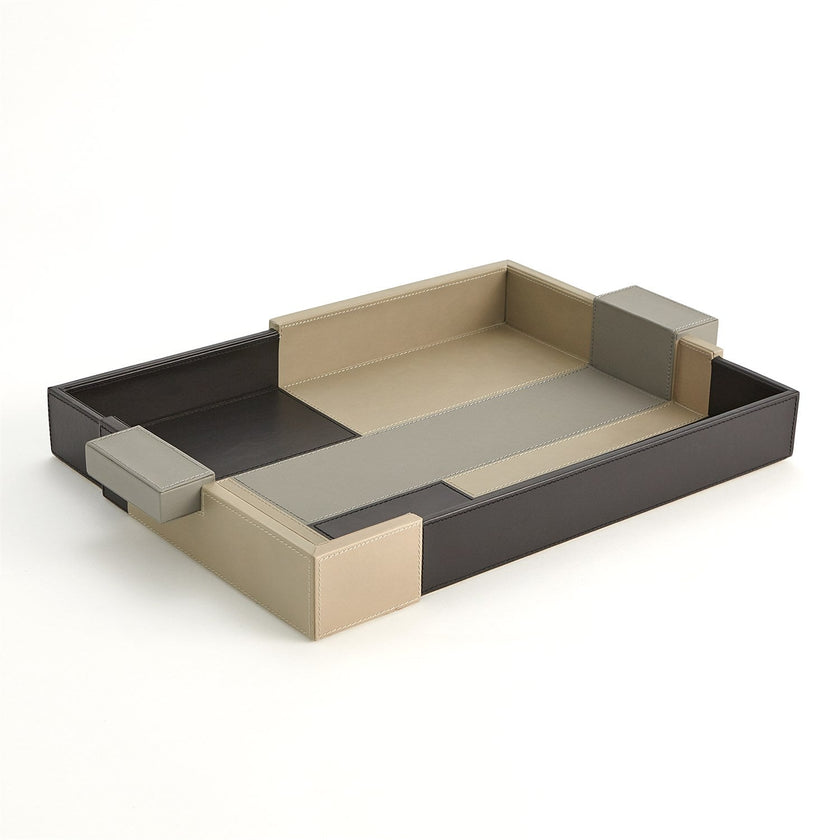 Global Views Piet TriColor Tray