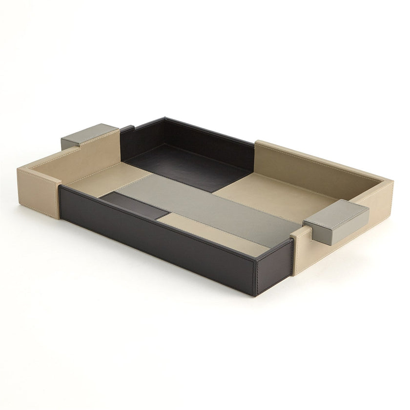 Global Views Piet TriColor Tray