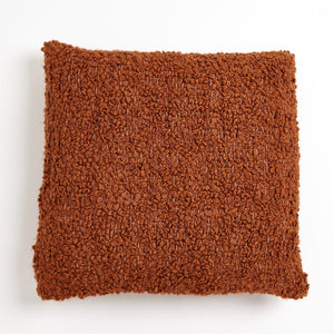 Global Views Textured Boucle Pillow - Rust