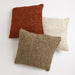 Global Views Textured Boucle Pillow - Rust