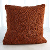 Global Views Textured Boucle Pillow - Rust