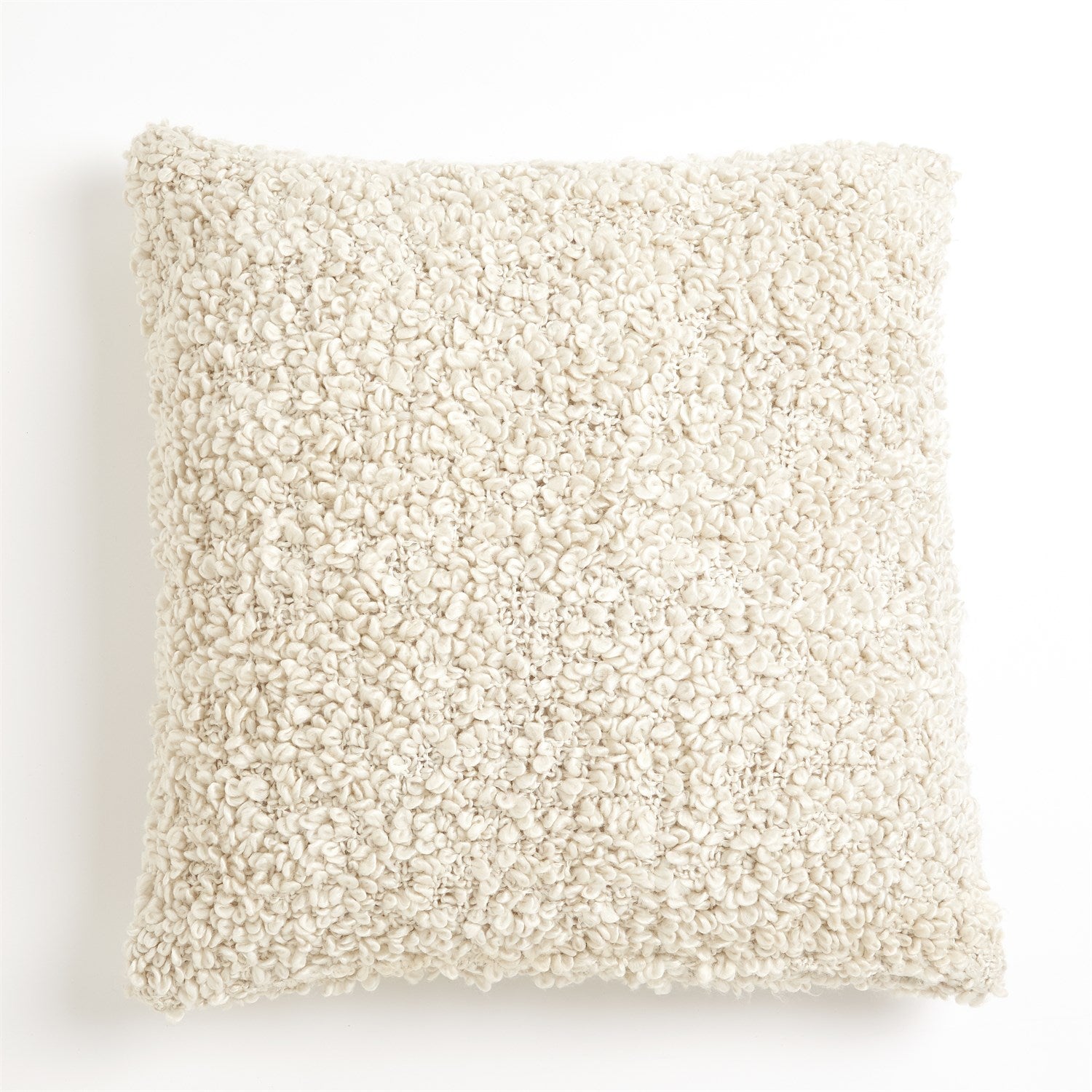 Global Views Textured Boucle Pillow - Natural