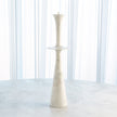 Global Views Center Flair Candle Stand - White
