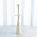 Global Views Center Flair Candle Stand - White