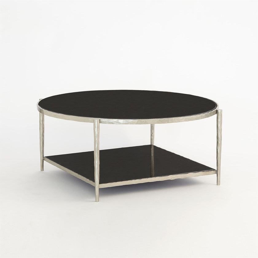 Global Views Circle/Square Cocktail Table