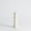 Global Views Double Flair Candle Stand - White