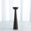 Global Views Round Top Candle Stand - Black