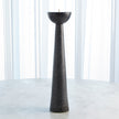 Global Views Round Top Candle Stand - Black