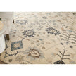 Feizy Springfield 8A48F Transitional Floral & Botanical Rug in Ivory/Tan/Gray