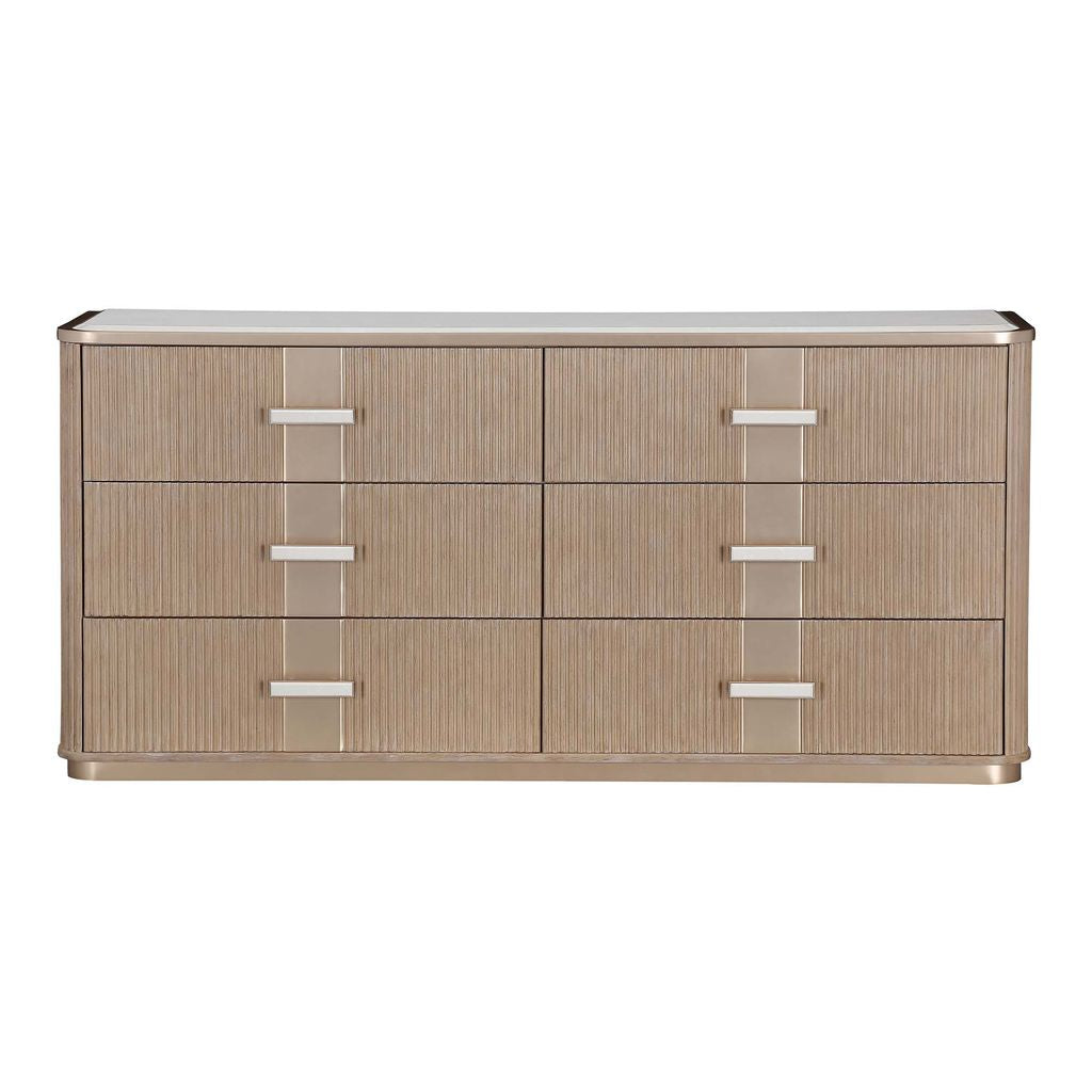 Michael Amini West Kensington Dresser - Sea Salt Caramel