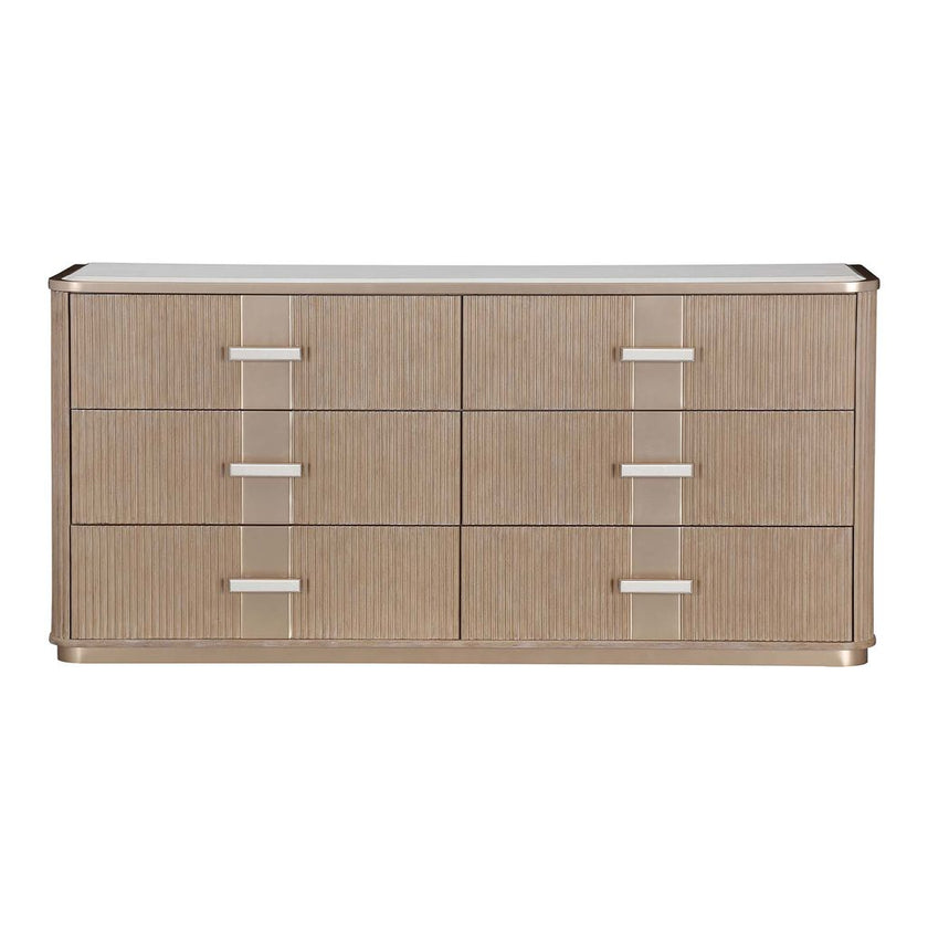 Michael Amini West Kensington Dresser - Sea Salt Caramel
