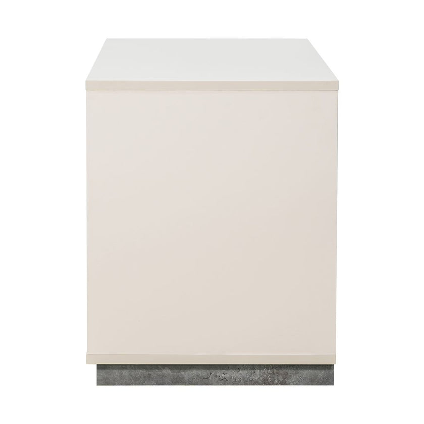 Michael Amini Pavira 2-Drawer Nightstand - Stone