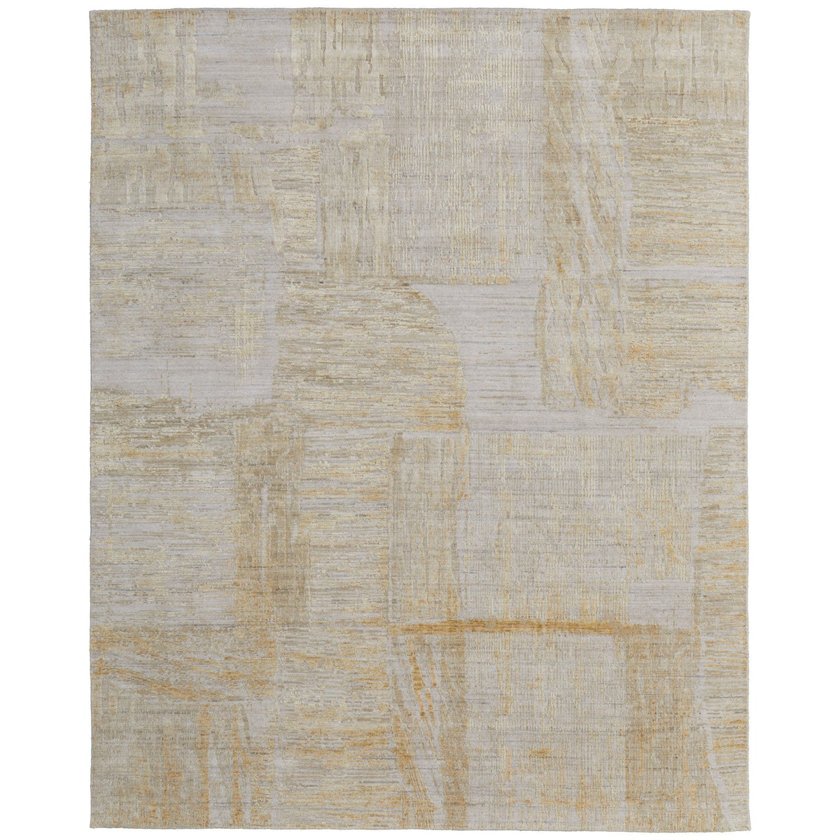 Feizy Eastfield 69FTF Modern Abstract in Yellow/Ivory/Gold