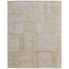 Feizy Eastfield 69FTF Modern Abstract Rug in Yellow/Ivory/Gold