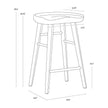 Sunpan Dominic Counter Stool - Light Oak