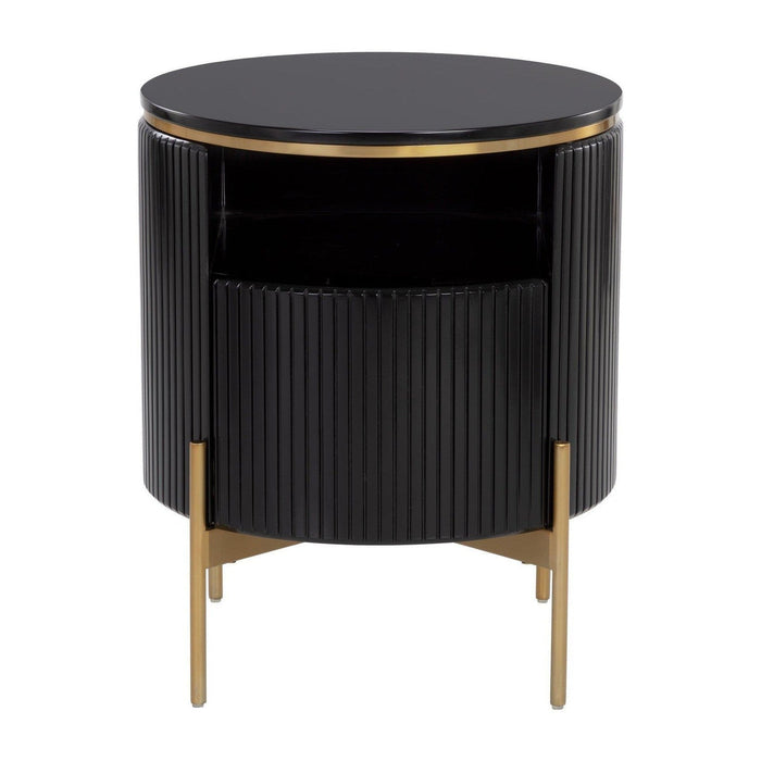 Sunpan Paloma End Table - Black