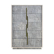 Michael Amini Pavira 5-Drawer Chest - Stone