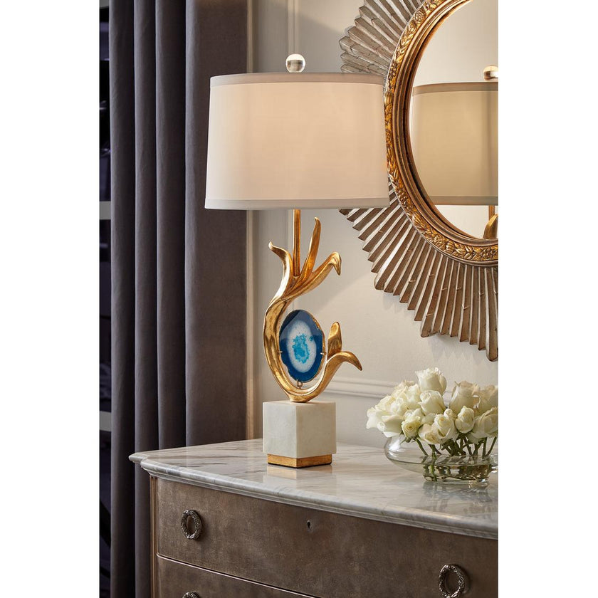 Wildwood Zulli Blue Gold Table Lamp