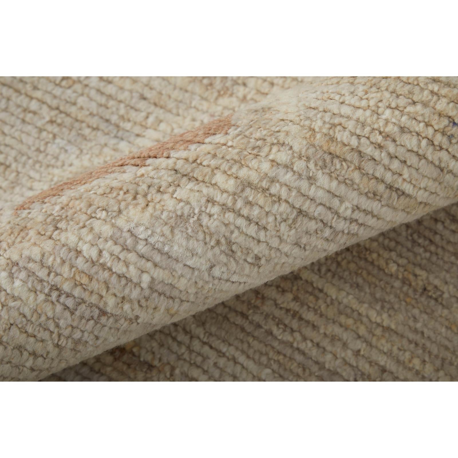Feizy Kasbah 69G1F Transitional Moroccan Rug in Tan/Orange/Gray