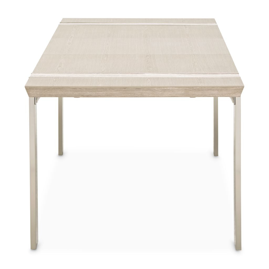 Michael Amini Lotus Bay Narrow Rectangular Dining Table - Sand