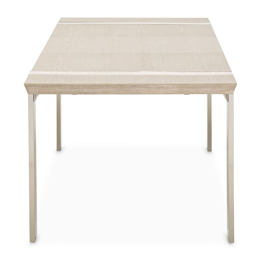 Michael Amini Lotus Bay Narrow Rectangular Dining Table - Sand
