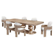 Michael Amini West Kensington Rectangular Dining Table - Sea Salt Caramel